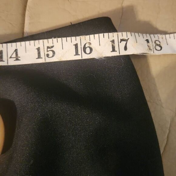 K10  Evan Picone Essentials classic black straight business skirt - Picture 8 of 10